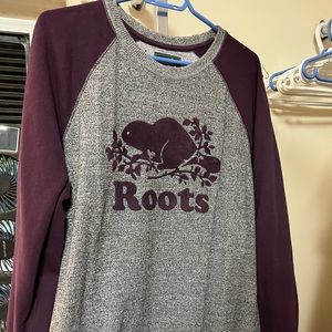 Roots crew neck sweater